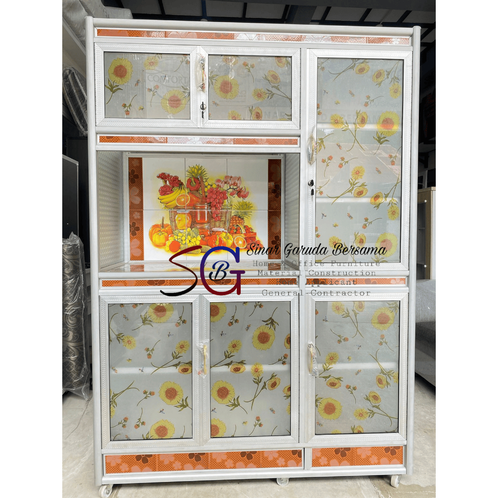 LEMARI PIRING DAPUR / LEMARI PIRING ALUMINIUM / LEMARI DAPUR ALUMINIUM