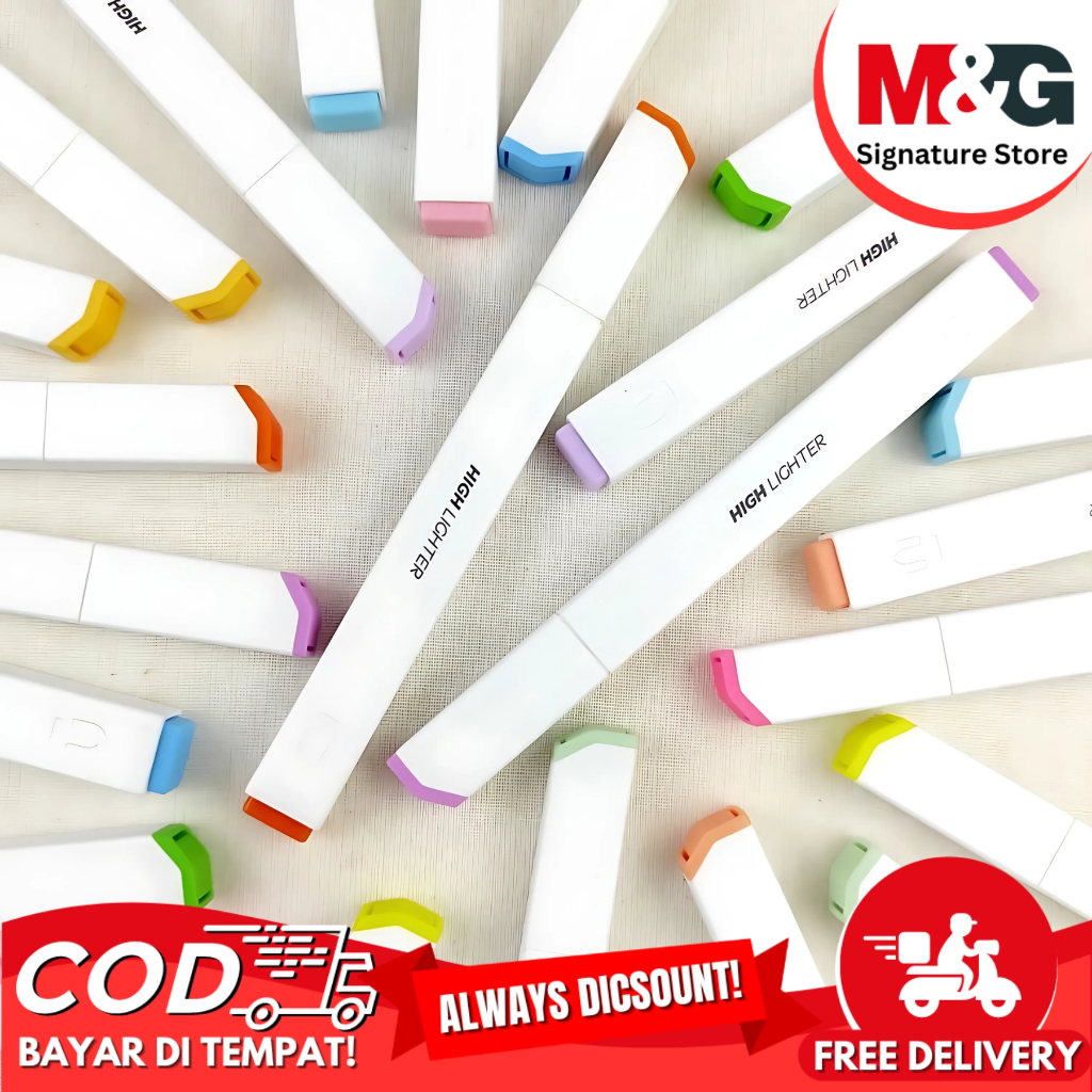 

Highlighter Pastel M&G AHMU1602 Shape Textiliner Penanda Warna Buku - Harga Satuan Highlighter