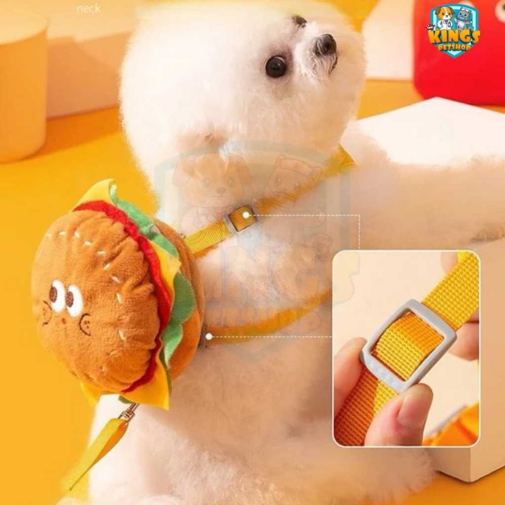 HARNES BACKPACK LEAST BIG EYE BURGER / Tali+Harnes / Untuk Hewan