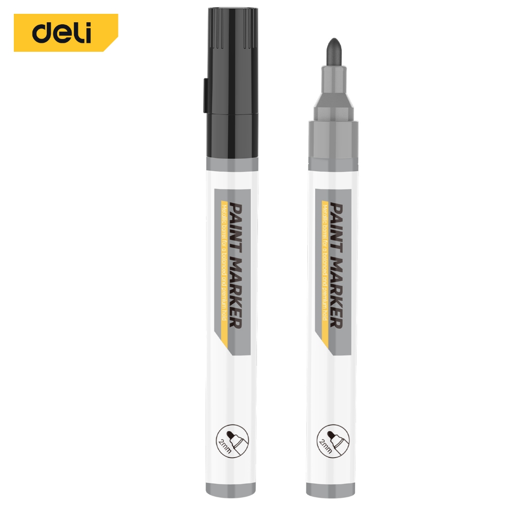 

DELI TOOLS Paint Pen EDL-YQ01-E1 Pena Cat Hitam/Black