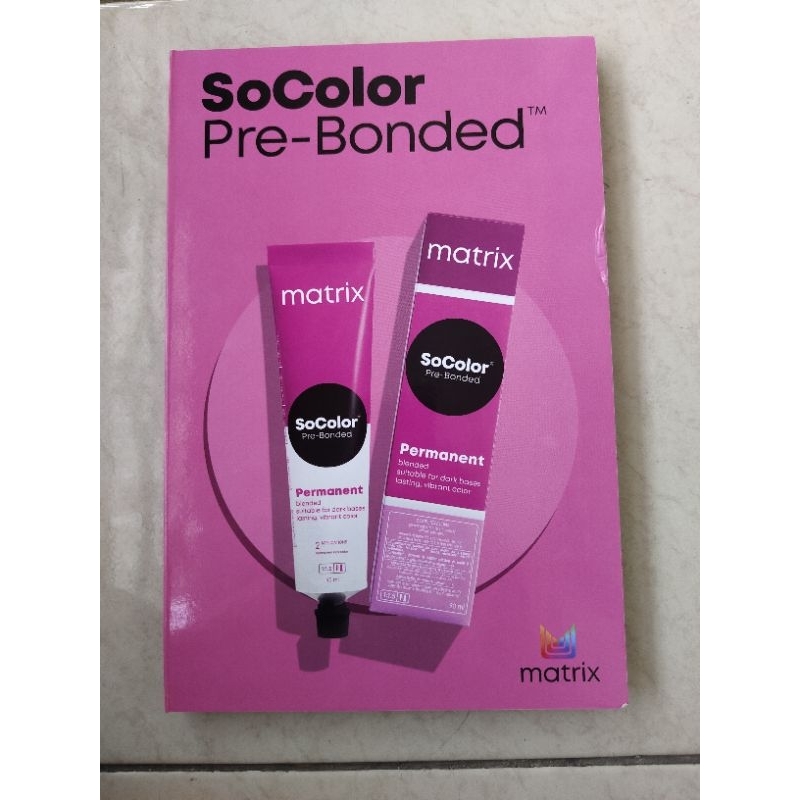 KATALOG SOCOLOR MATRIX Profesional 2024 Buku Cat Color chat contoh rambut l salon Original terbaru