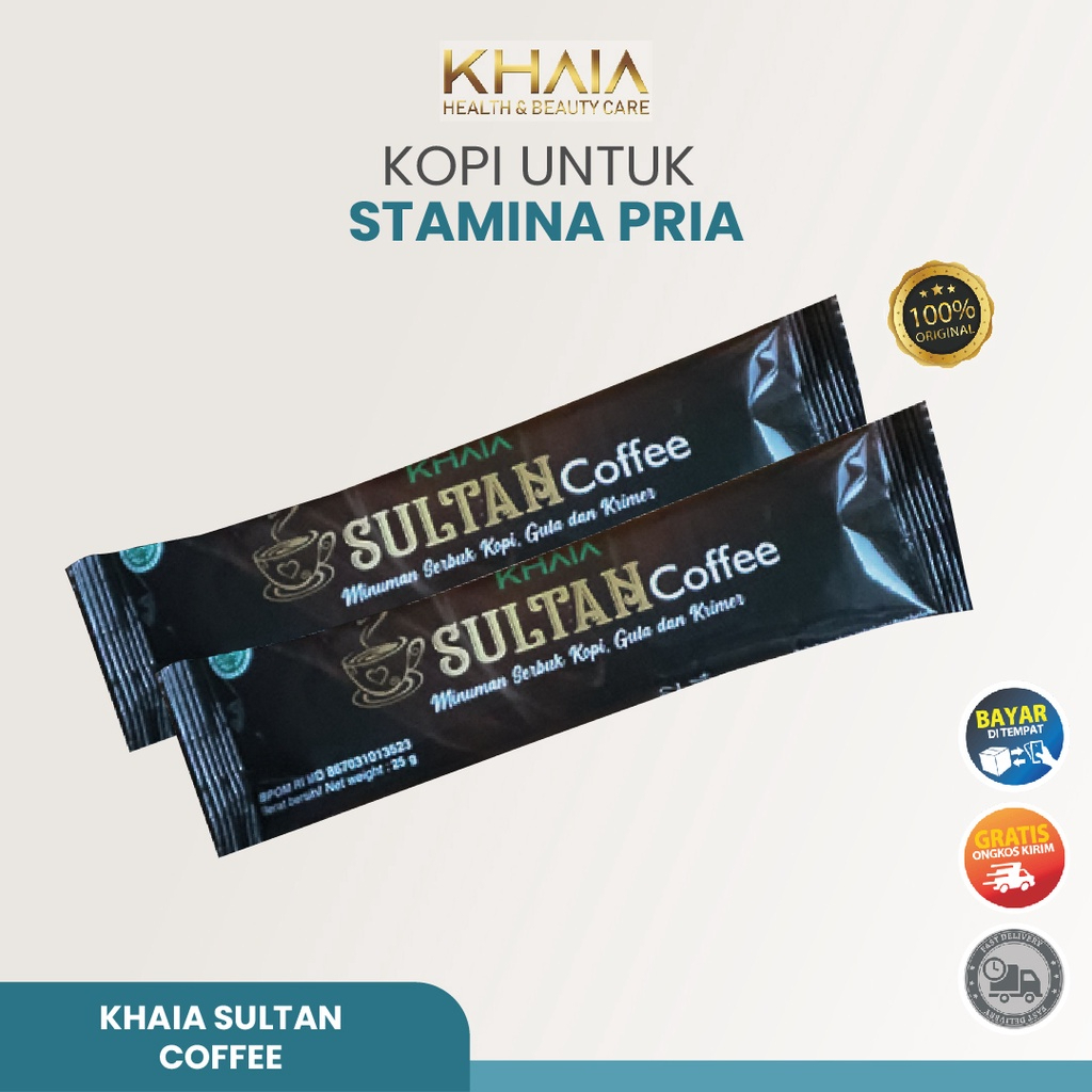 

TERLARIS! KHAIA SULTAN KOPI PRIA KUAT DAN TAHAN LAMA ORIGINAL BPOM