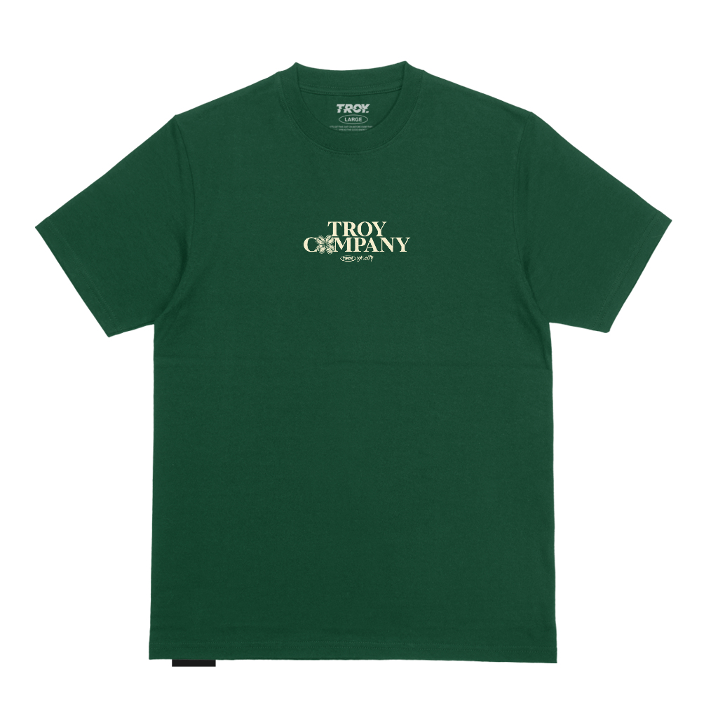Troy Company Tshirt Forest Green St. Patrick - Kaos Lengan Pendek Kaos Hijau MTD 2742
