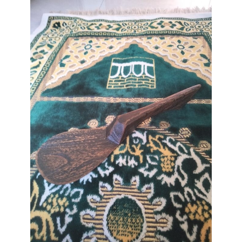 centong kayu jati tua antik lawas bekas pakai