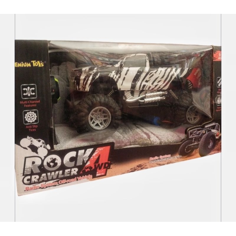 mainan RC rock crawler offroad