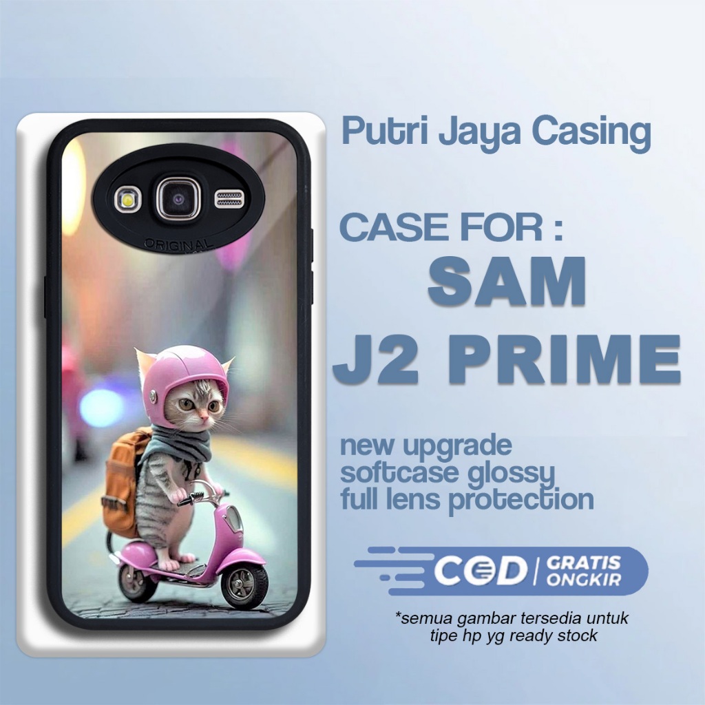 Case Samsung J2 Prime Terbaru Kucing Lucu Casing J2 Prime Termurah Hardcase Softcase Glossy Terlaris