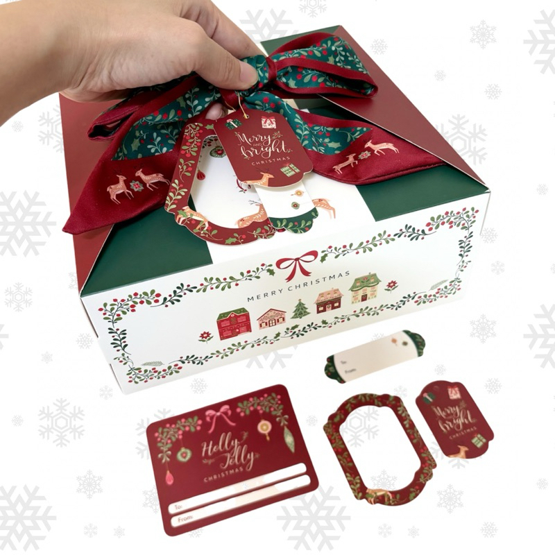 

RB 5 Set Box Jinjing 22x22x7 Cm 20x20x8 Cm Twilly Natal Glory