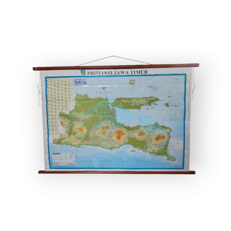 

Peta Jawa Timur ukuran 109x79cm
