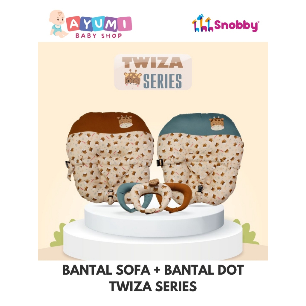 [Snobby] Sofa Bayi + Bantal Dot Bayi Kasur Bayi Multifungsi Twiza Series TPB6922 Newborn Furniture
