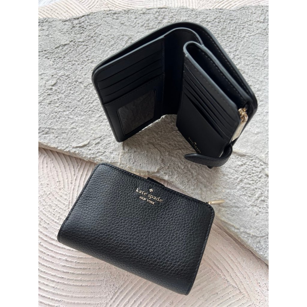 Dompet Wanita Branded KS Lena Medium Compact Bifold Wallet 100% Original 14 x 9 CM