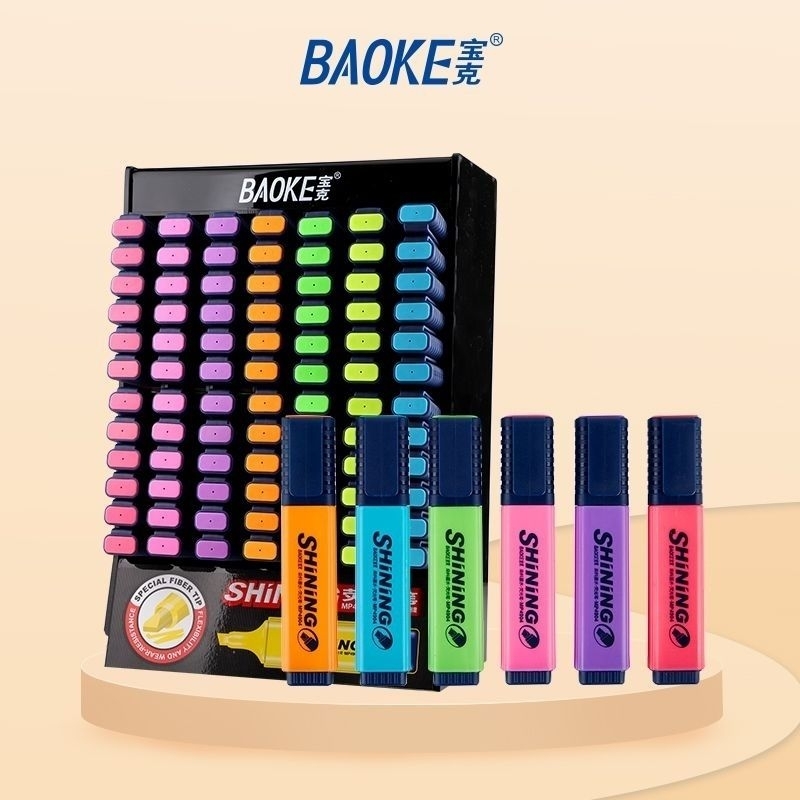 

baoke highlighter penanda 7 warna mp4904 1 pcs