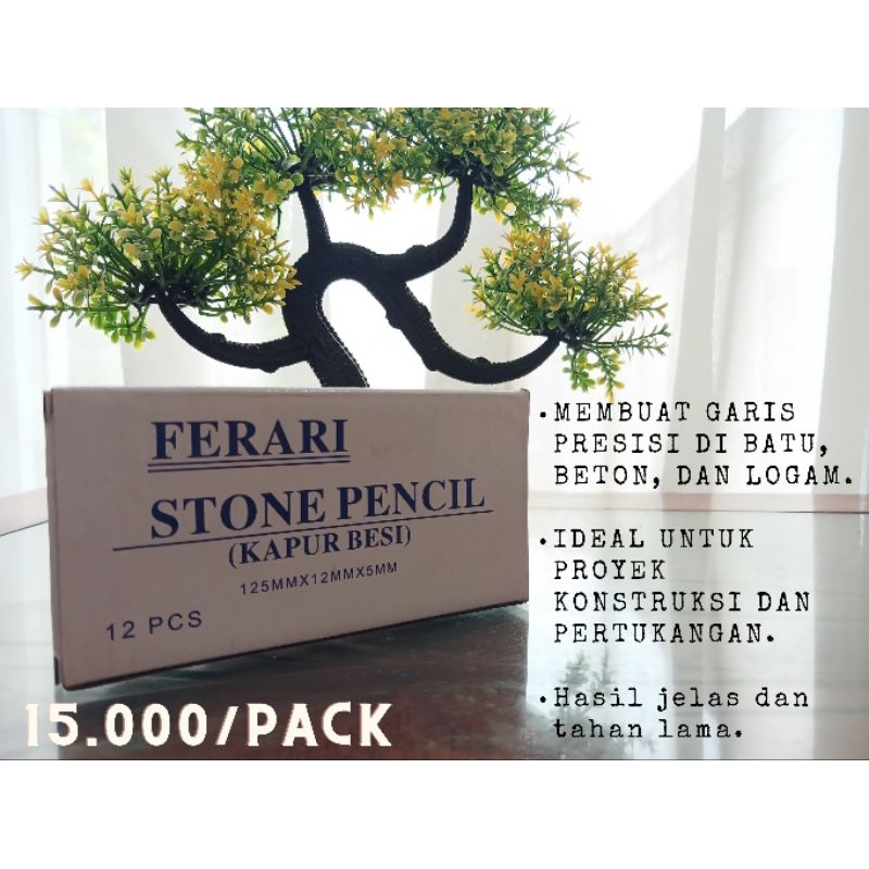 

Ferari Stone Pencil (Kapur Besi)