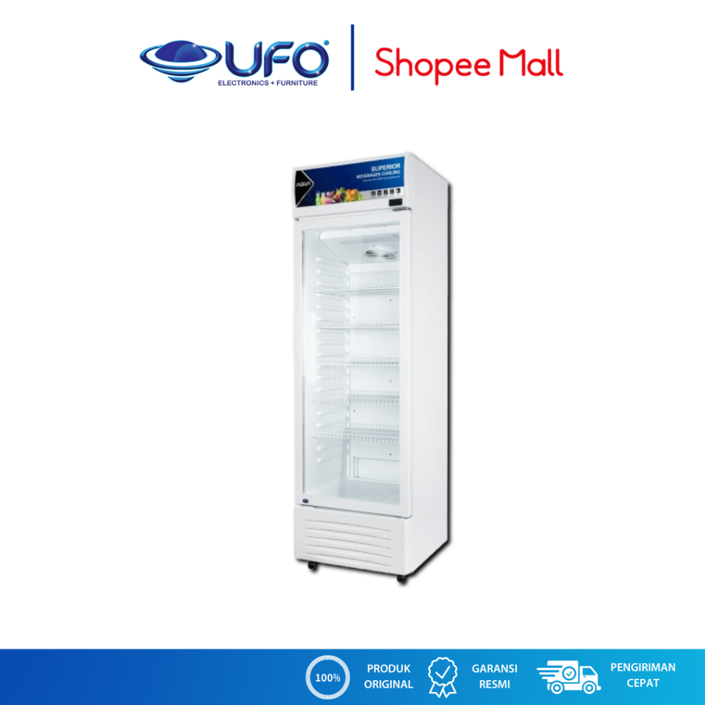Aqua Showcase Digital Temperature Display 328 Liter Nett AQB341CS