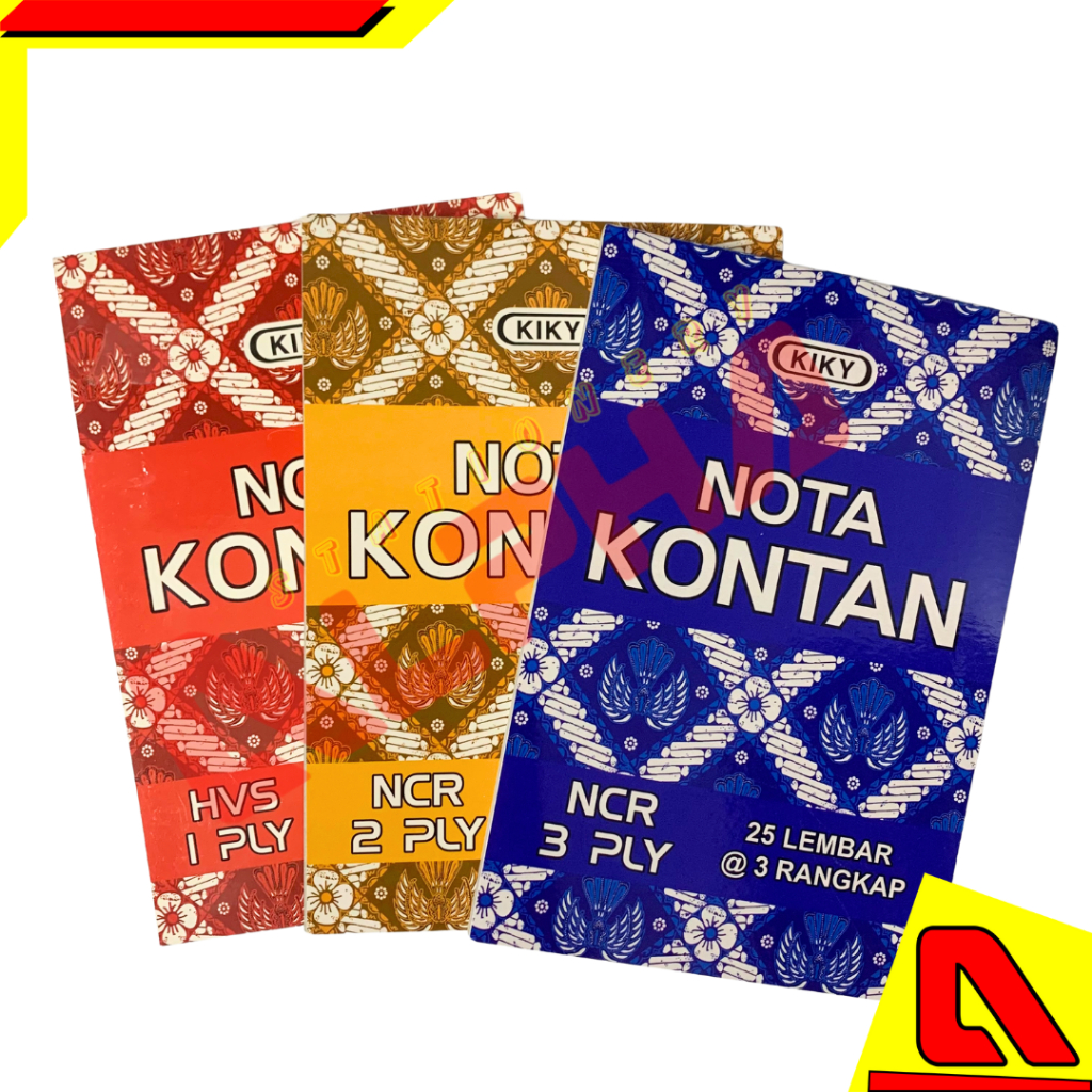 

NOTA KONTAN KIKY 1PLY 2PLY 3PLY NOTA KONTAN KECIL ECER MURAH
