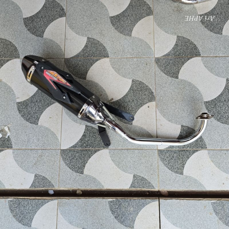 knalpot AHRS VECTOR original vario 110 old karbu fullsystem