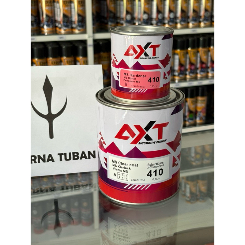 Clear AXT MS 410 1 Liter // Clear Belkote AXT MS 410 1 Liter // Vernis AXT MS 410 1 Liter