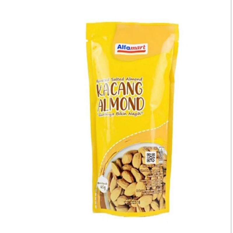 

Kacang Almond 65gr. Termurah!!!!!!!!!