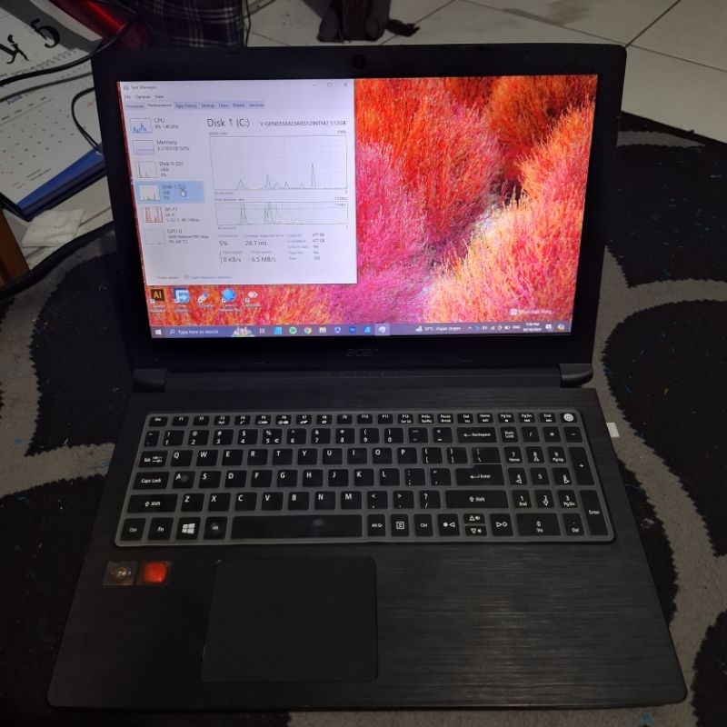 Acer Aspire 3 A315-41 Ryzen 5 2500U, RAM 16GB, 1TB HDD (BEKAS)