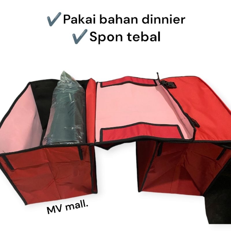 Rejeki.Maju Tas Motor Belakang Ronjot Motor Anti Air Tas Paket Tas Obrok Motor