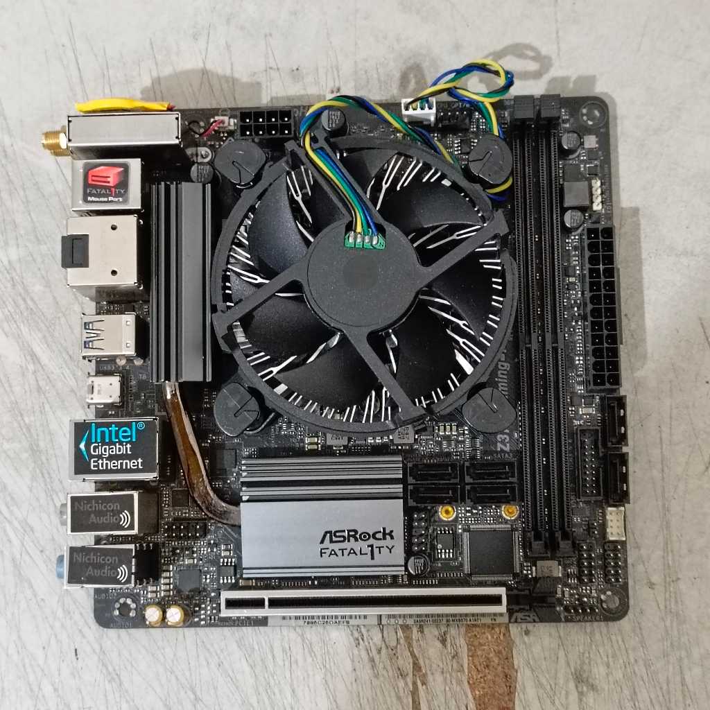 Paket Mini ITX Asrock Fatal1ty Z370 ITX/AC Gaming Processor Intel Gen8