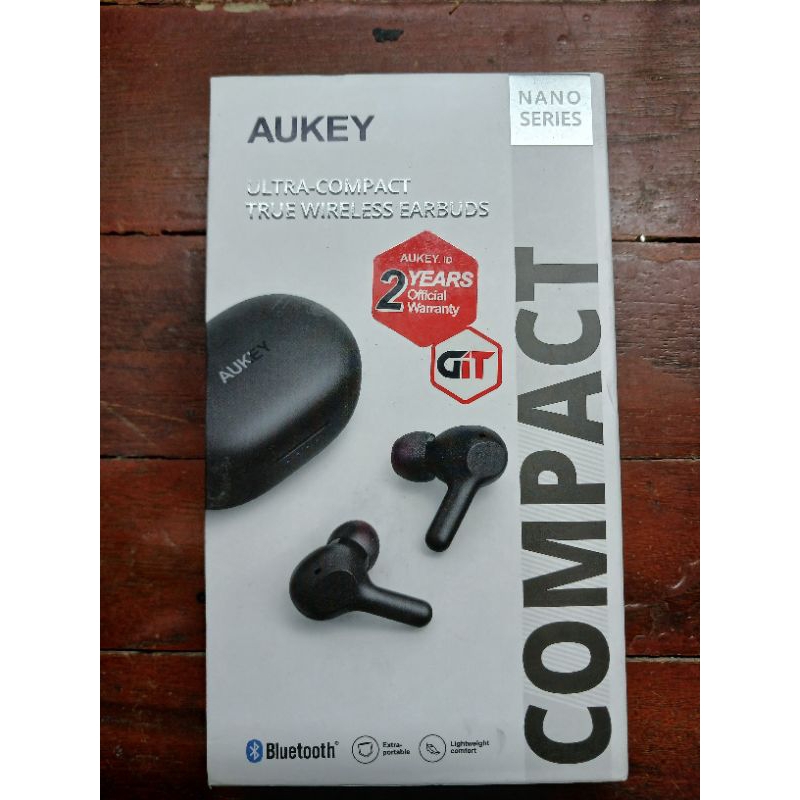 Aukey Earphone Nano series headset Tws bluethot original