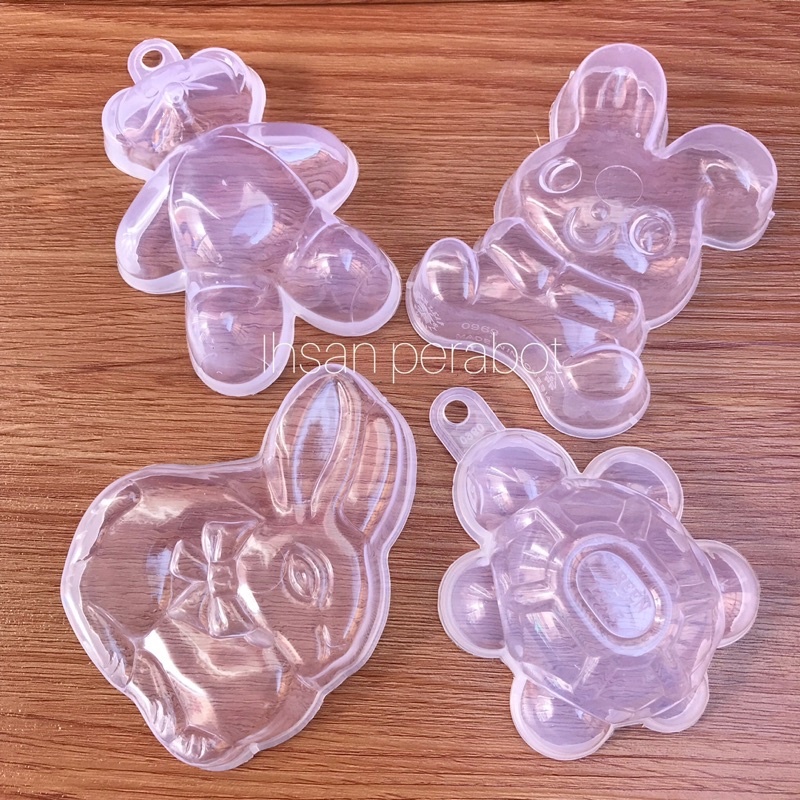 Cetakan ager karakter / Panda kura kelinci marmut / Cetakan nasi bento karakter / Jelly puding ager