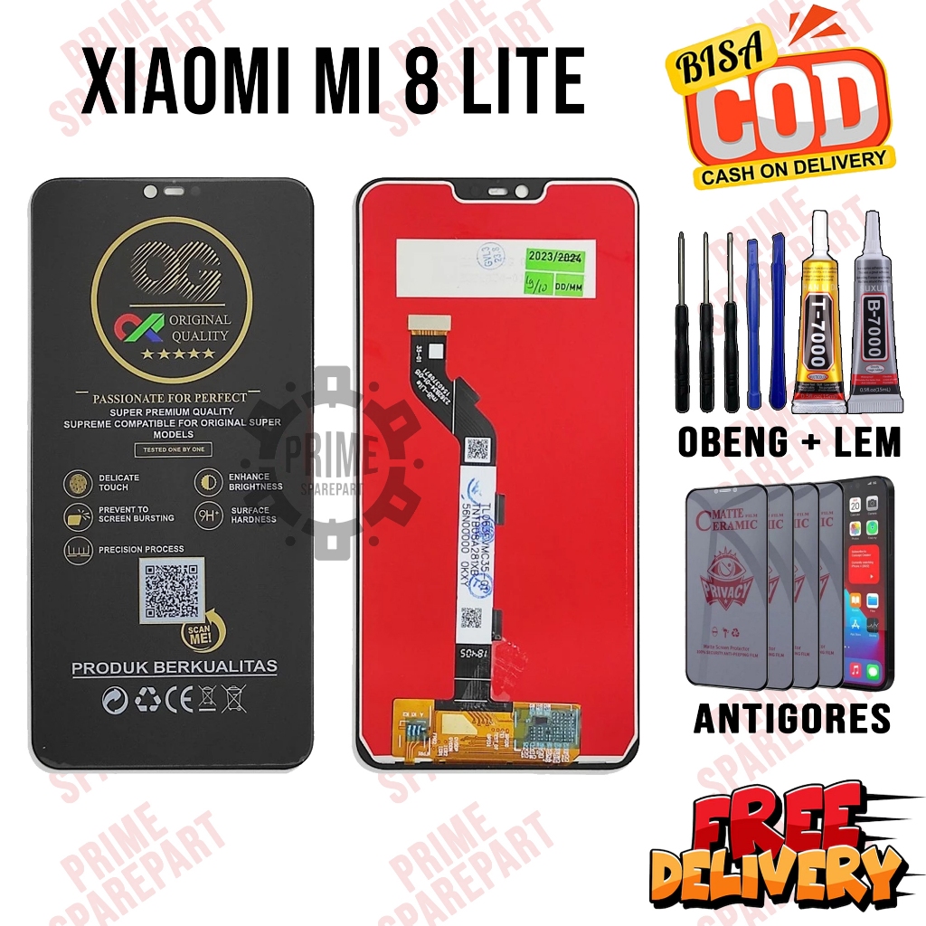 Lcd XIAOMI MI 8 LITE Original Oem Lcd Touchscreen XIAOMI MI 8 LITE Fullset