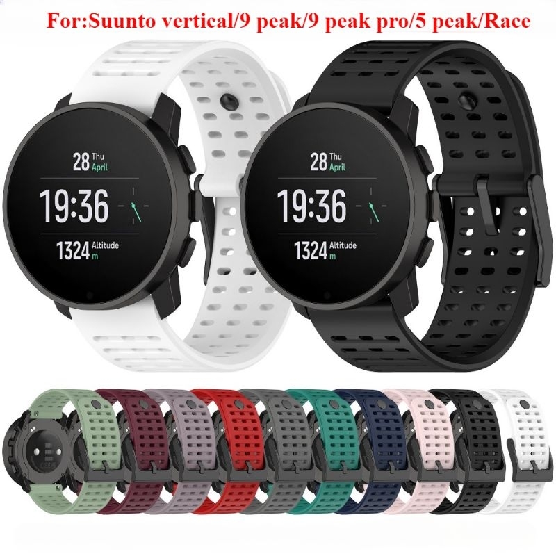 Strap Silicone / Tali Jam Suunto 5 Peak / 9 Peak / 9 Peak Pro / Vertical / Race / Race S