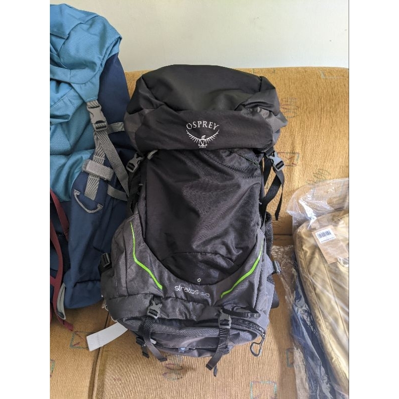 Tas Ransel Semi Carrier Kerir Osprey Stratos 50 Torso M hitam