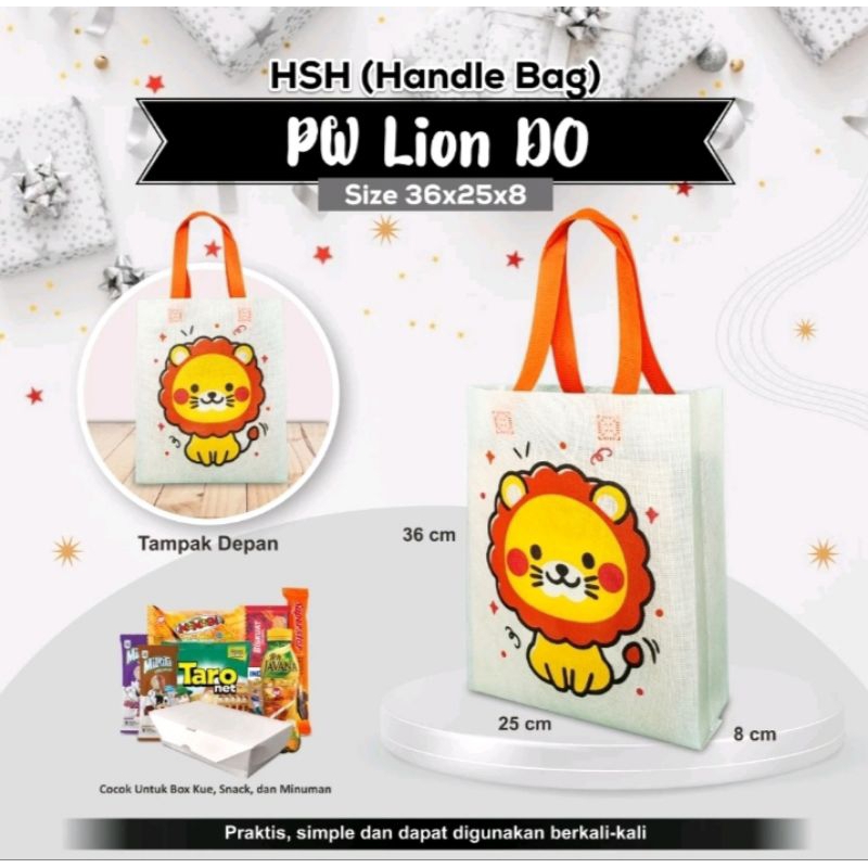

tas ultah souvenir motif binatang 36 25 08