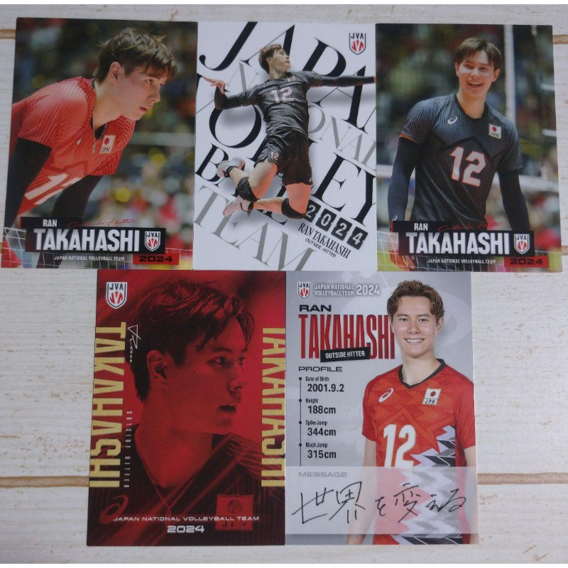 RYUJIN NIPPON 2024 OFFICIAL TRADING CARD - RAN TAKAHASHI