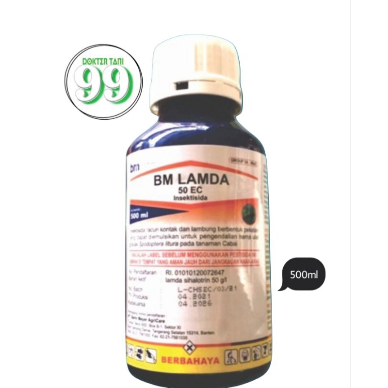 Insektisida BM LAMDA 50 EC Kemasan 500 Ml Pembasmi Ulat