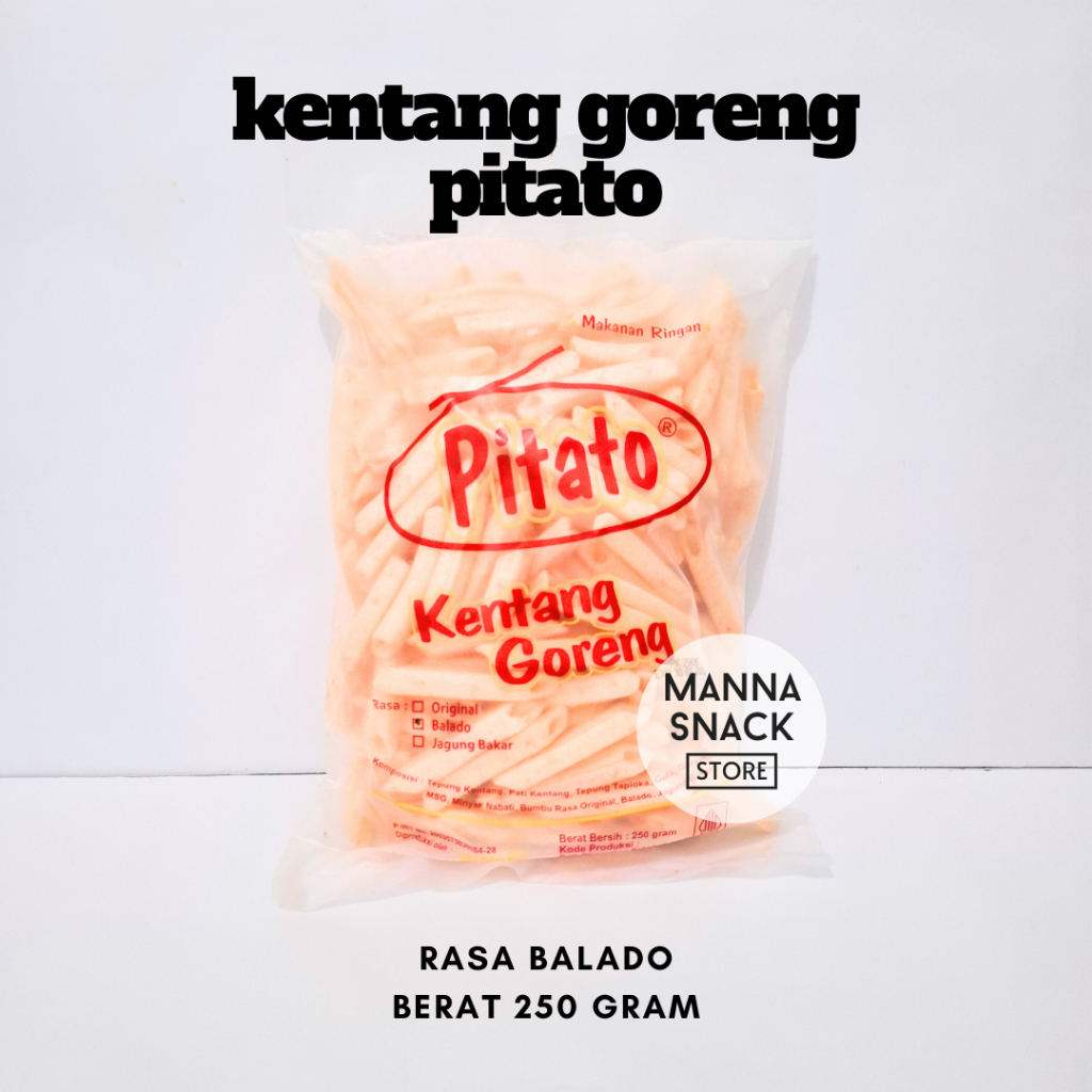 

Manna Snack - Kentang Goreng Pitato Balado