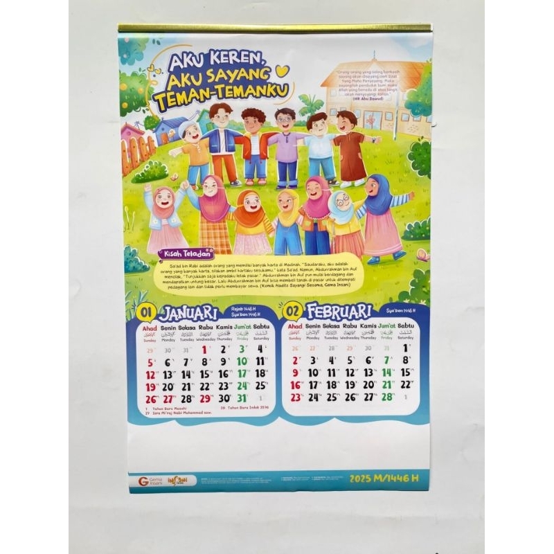 

Kalender Anak Penerbit Gema Insani Tahun 2025