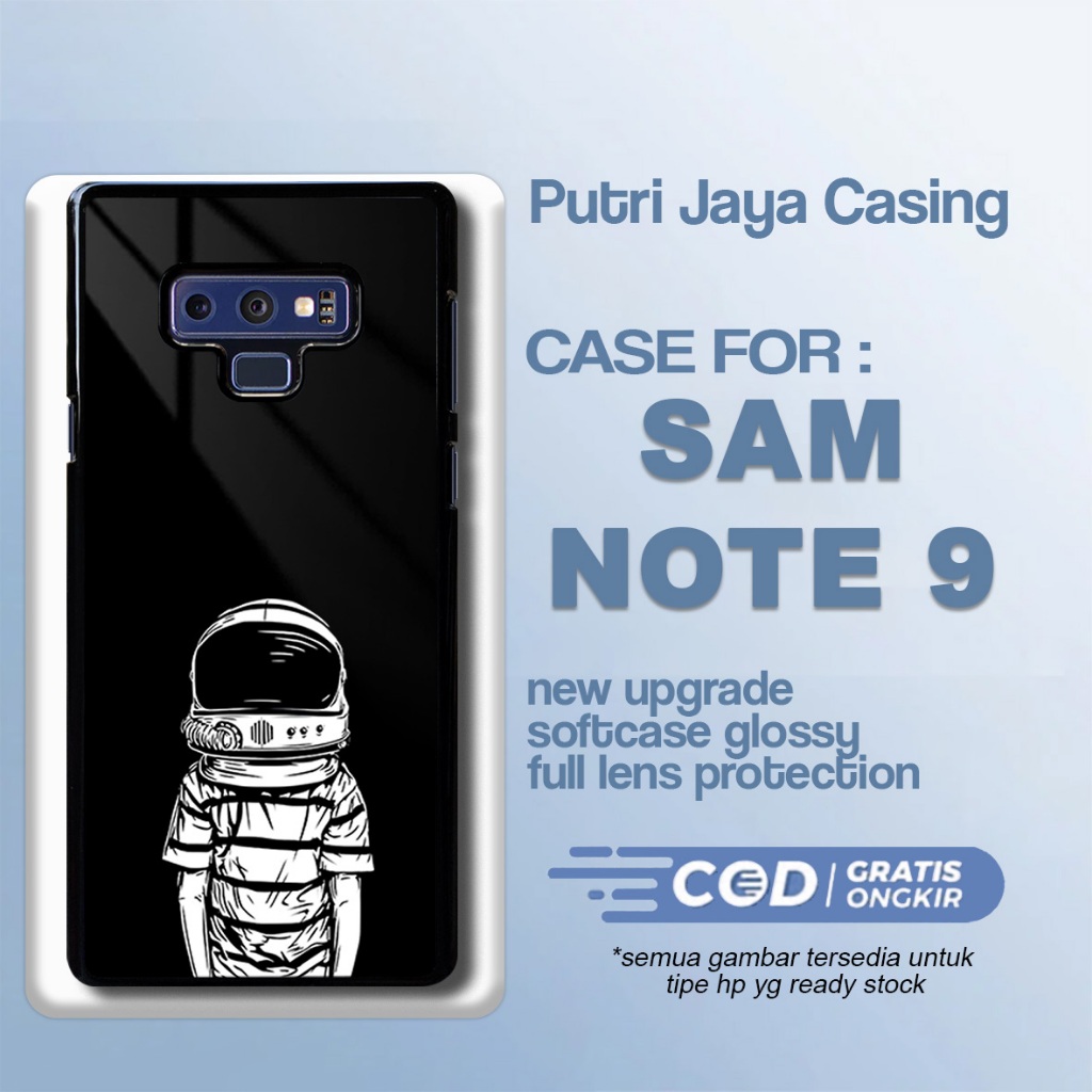 Casing Samsung Note 9 Terbaru Astronot Case Samsung Note 9 Termurah Hardcase Softcase Glosy Terlaris