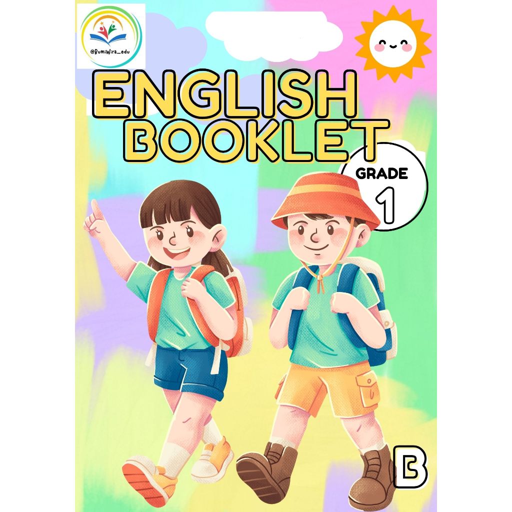 

Printabel Worksheet English Booklet untuk Anak PAUD buku bahasa inggris anak lembar digital