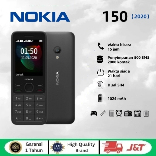 Nokia 150 (2020) - HP Murah Cuci Gudang dengan Fitur SMS dan Radio FM Handphone