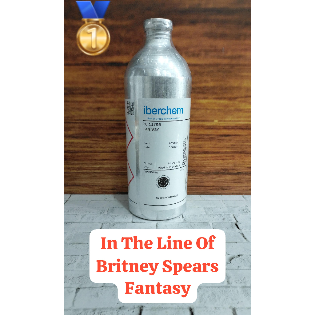FANTASY BY IBERCHEM - BIBIT PARFUM MURNI SEGEL KALENG 1 KG + REPACK 100% NON ALKOHOL (ORIGINAL)