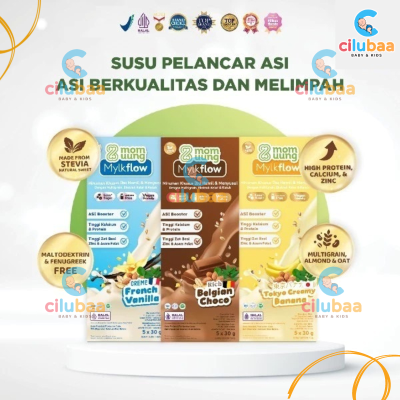 Mom Uung Mylkflow Susu Pelancar Asi Booster Mom Uung Asi Booster Susu Mom Uung Asi Booster