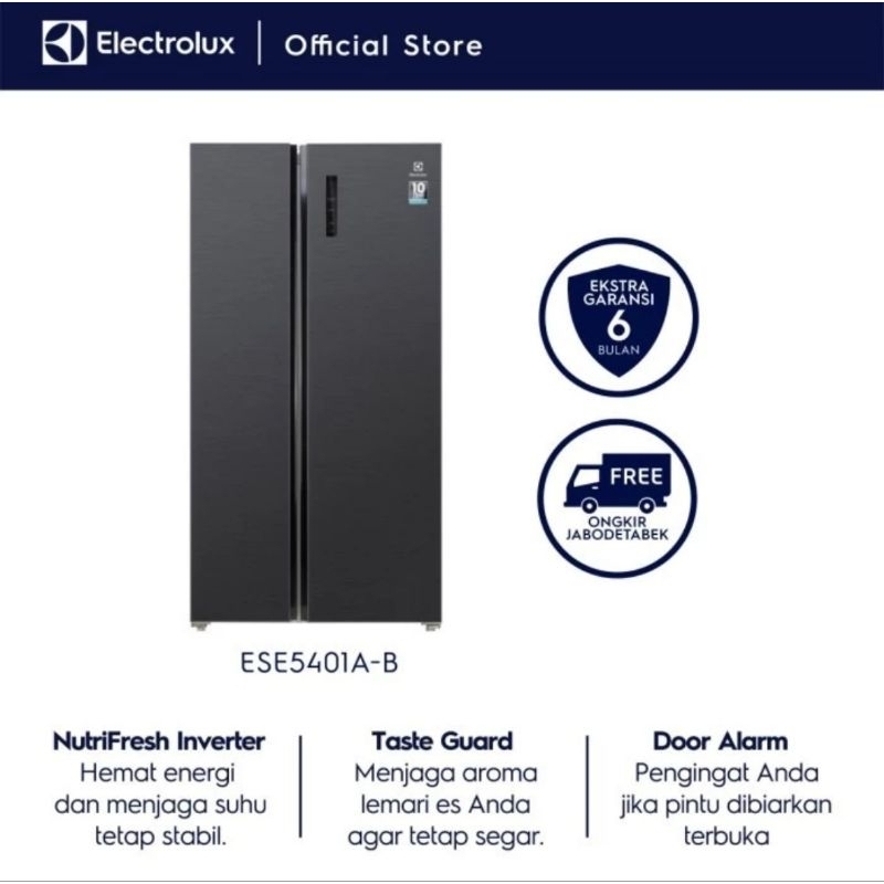 ELECTROLUX KULKAS SIDE BY SIDE ESE5401A-BID