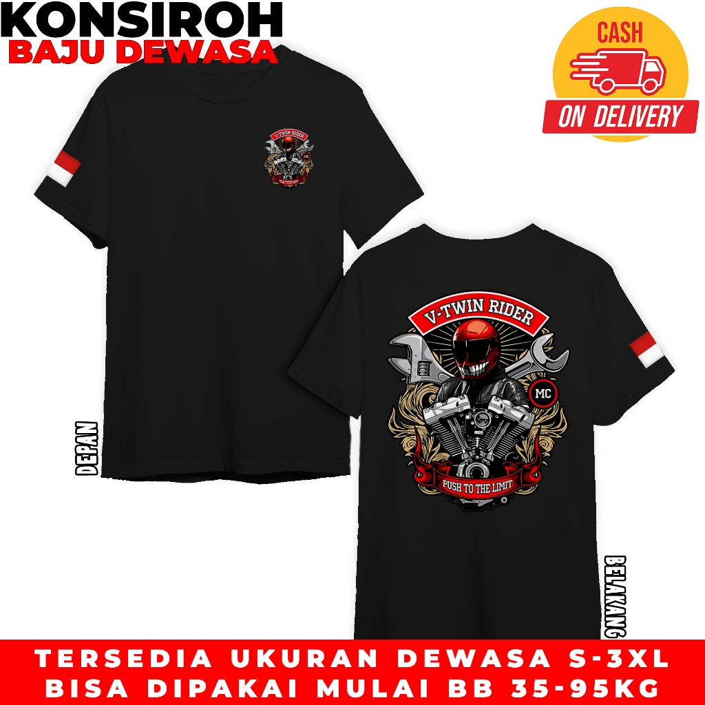 Kaos Dewasa Racing Push The Limit Baju Dewasa Racing Push The Limit Tshirt Dewasa Racing Kekinian