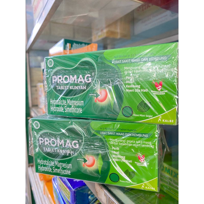 Promag tablet (1box isi 4kotak)