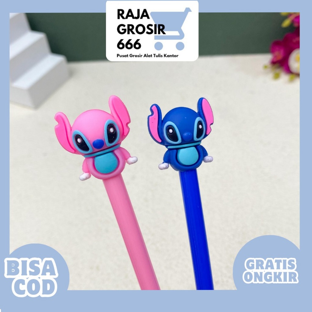 

PULPEN GEL STITCH BIRU PINK PGK-1549 PENA LUCU IMUT KADO UNIK KOREA AESTHETIC COD