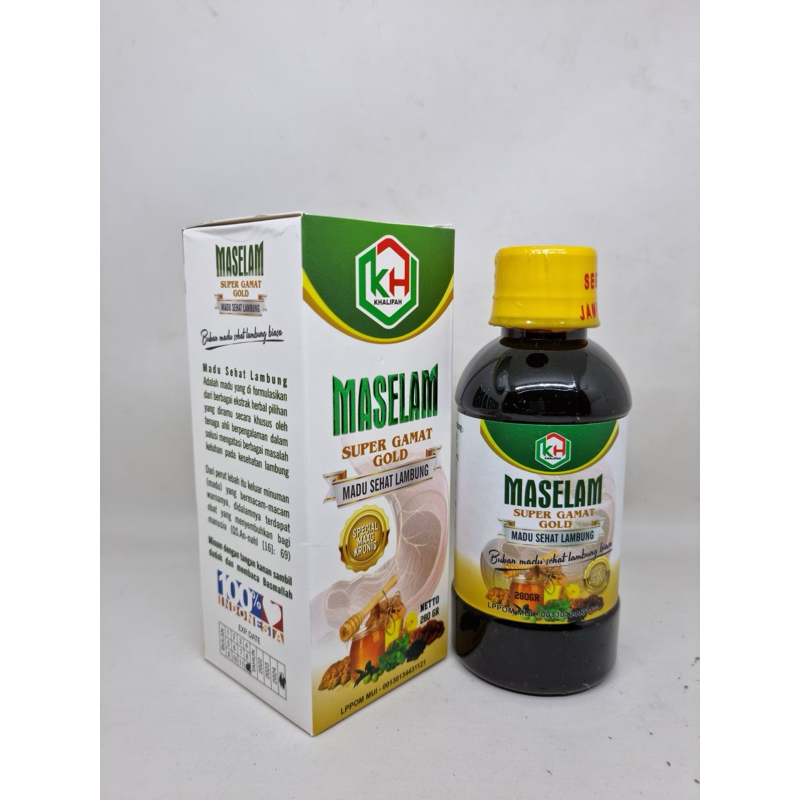

Madu Sehat Lambung Maselam Super Gamat Gold 280 gram