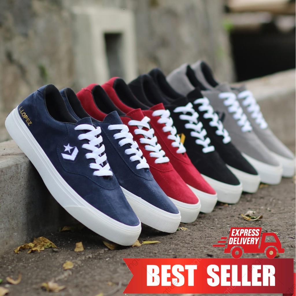 SEPATU PRIA L.LOPEZ CASUAL SNEAKERS LOPEZ KETS PRIA MURAH SUEDE