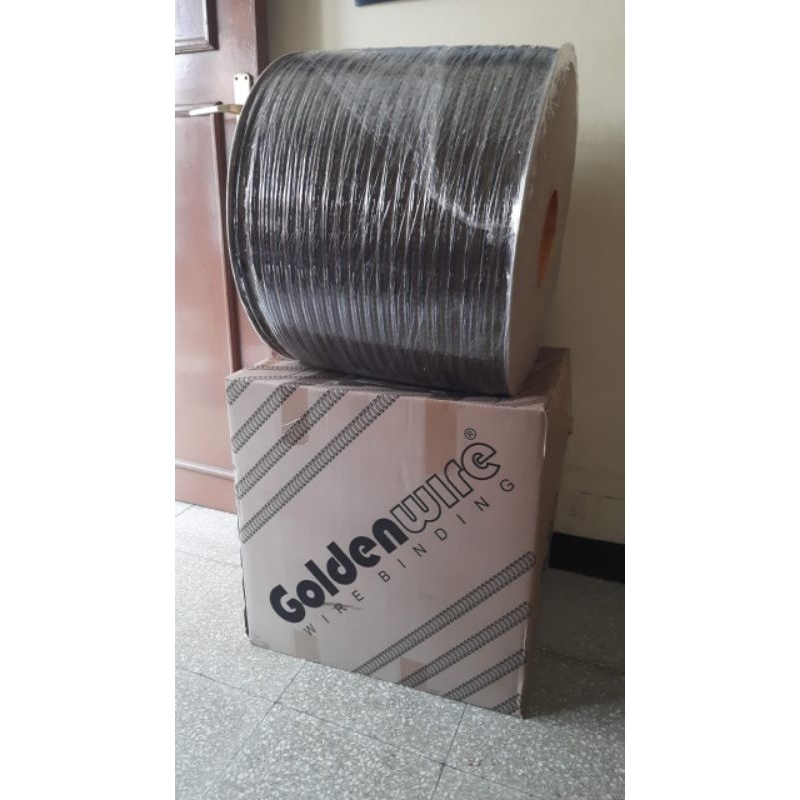 

Ring Jilid Kawat Nomor 14 Spiral 7/8 Spool Pitch 2:1 22mm 200 lembar Hvs 70gram Roll Golden Wire Binding