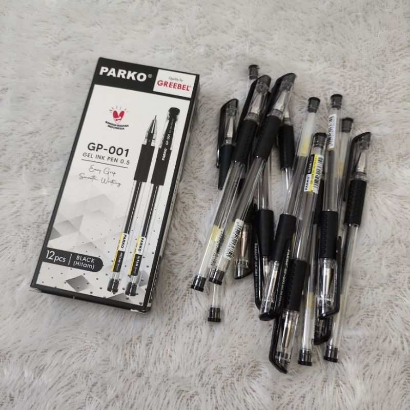 

1 pak PARKO GEL PEN GP 001 / BOLPEN PARKO / BOLPEN GEL 0.5 mm