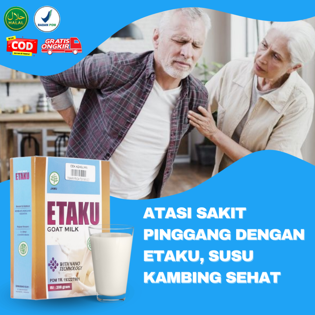 

Susu Etaku Susu Kambing 100% Asli Susu Sakit Tulang Belakang Sakit Pinggang Sakit Pinggul