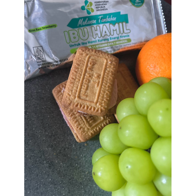 Biskuit Untuk Kebutuhan Ibu Hamil [Rasa Strawberry]