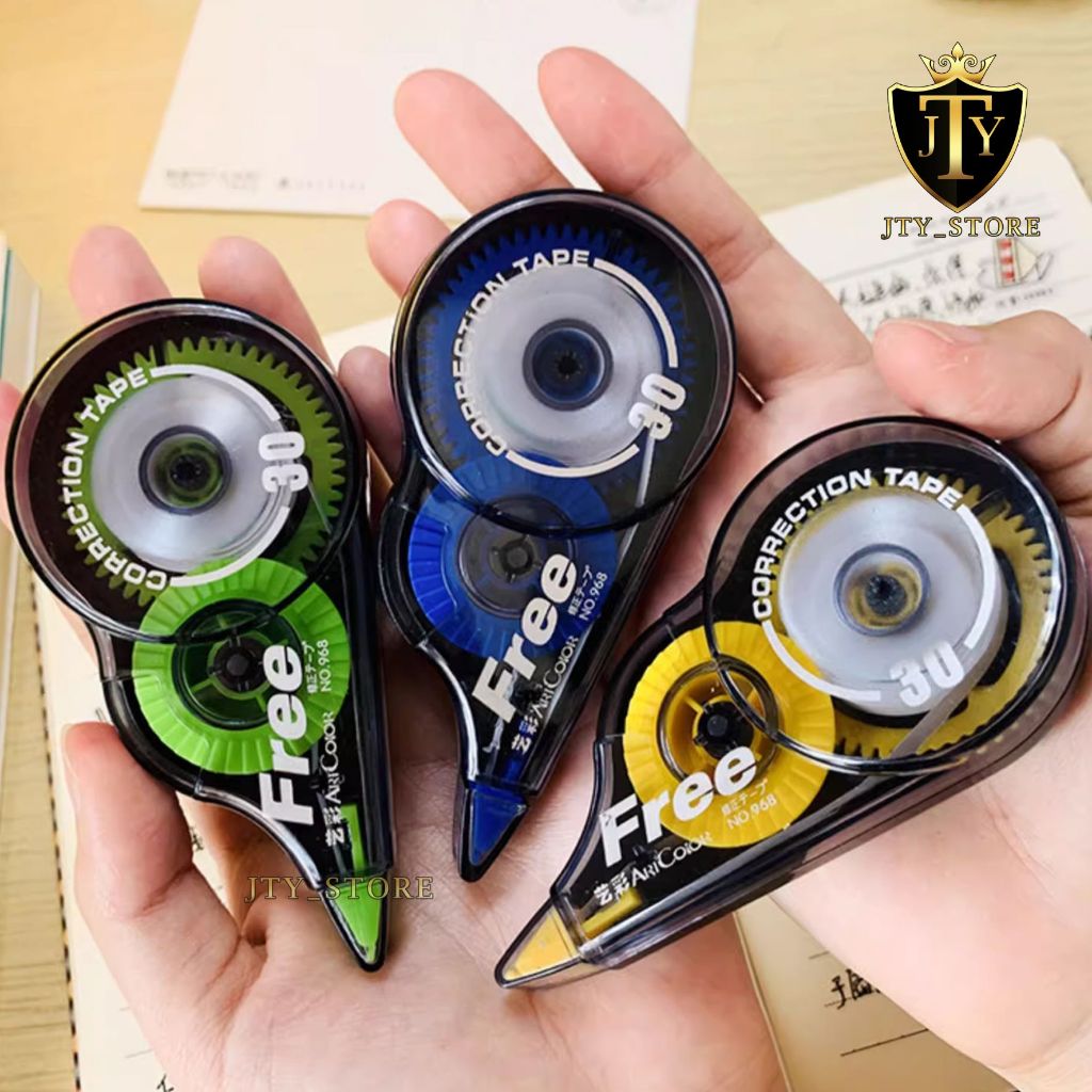 

FREE Correction Tape Isi 2 32m Students Stationary School Supplies Multiple Color 32cm Karakter -JTY351